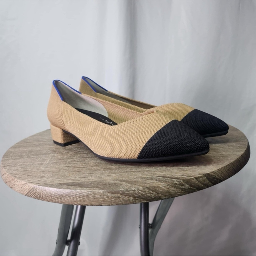 New Rothy’s Women’s The High Point Wren Captoe Shoes two tone size 9 - Picture 8 of 12